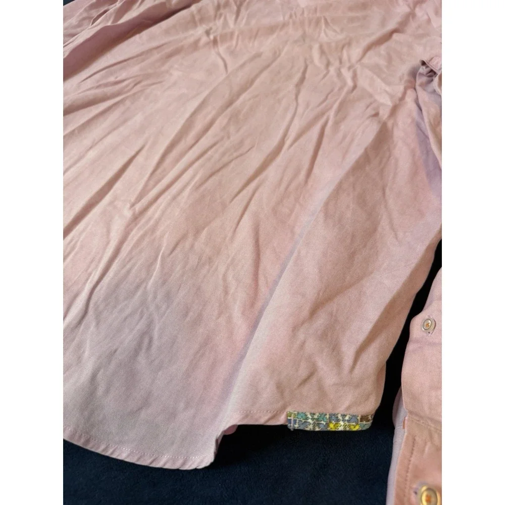 Robert Graham Freshly Laundered Shirt Mens Large Pink Long Sleeve Button Up